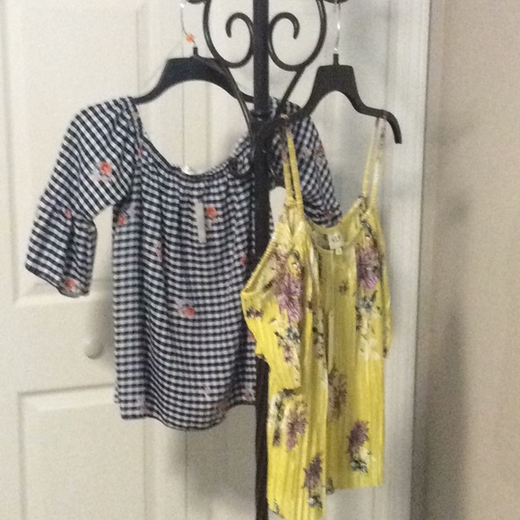 h.i.p. Tops - Two new size small shirts